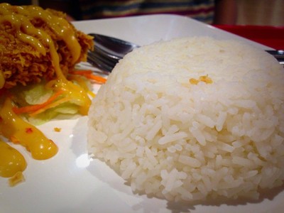 ข้าวไก่ทอดซอสมะนาว##1
