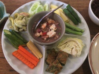 น้ำพริกกะปิกุ้งสด