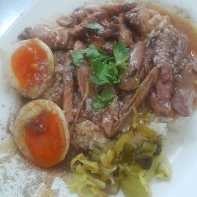 เมนูของร้าน ศรีไทยขาหมู