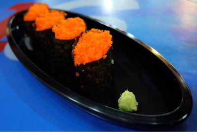 ข้าวปั้นหน้าไข่กุ้ง