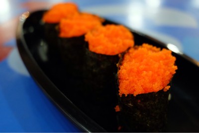 ข้าวปั้นหน้าไข่กุ้ง