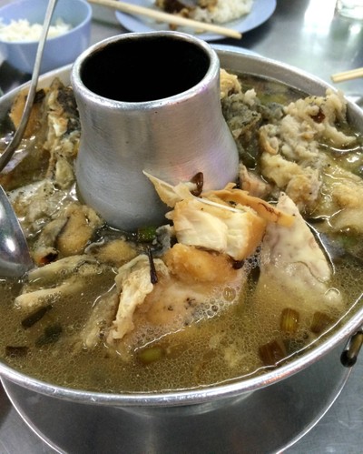 หัวปลาจีนต้มเผือก
