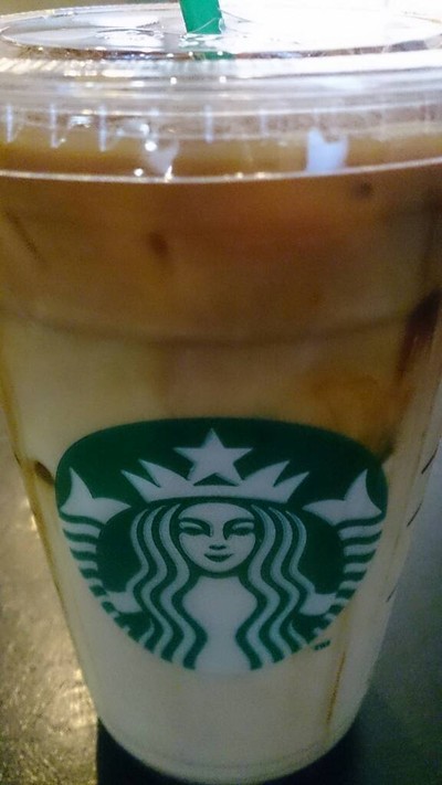 ice burnt caramel macchiato