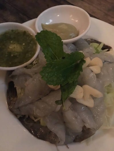 กุ้งแช่น้ำปลาซอสวาซาบิ