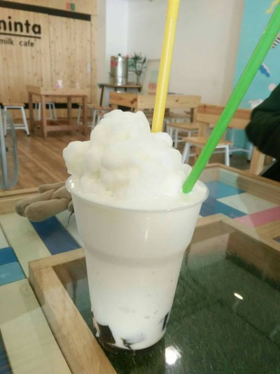 เฉาก๊วยนมสดปั่น