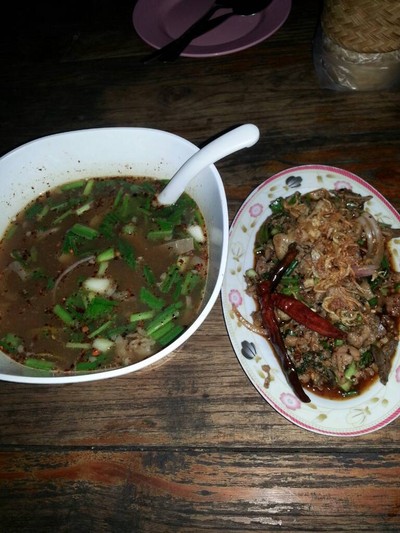 ลาบเป็ด ต้มแซบเอ็นแก้ว