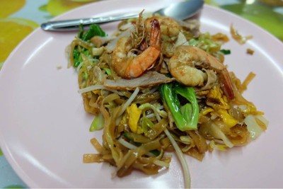 ผัดไทยกุ้งสด