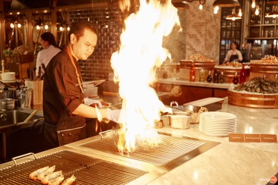 บรรยากาศ Copper  Beyond Buffet เดอะเซ้นส์ ปิ่นเกล้า