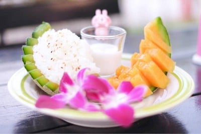 ข้าวเหนียวเมล่อน