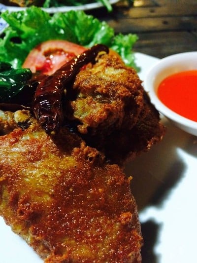 ปีกไก่ทอดเกลือ