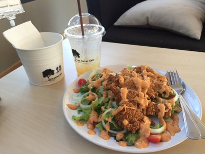 Deep Fried Chicken Salad