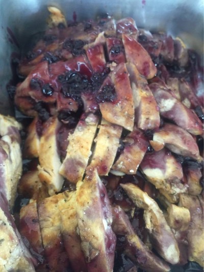 ไก่อบซอสเบอรี่
