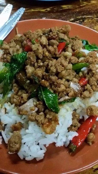 ข้าวกระเพราหมู