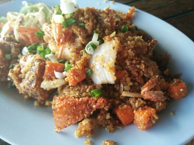 ปูนิ่มทอดกระเทียม