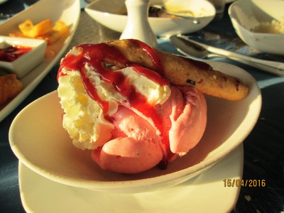 strawberry ice cream
