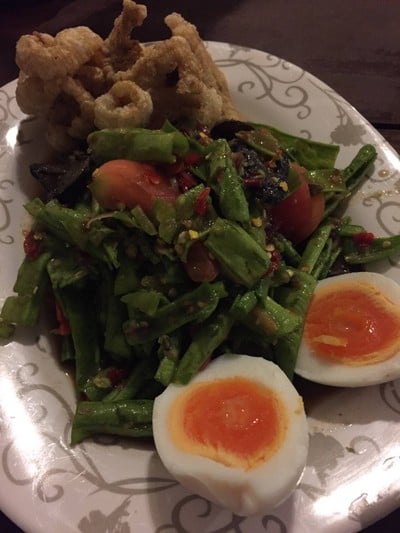 ตำถั่วหมูกรอบ