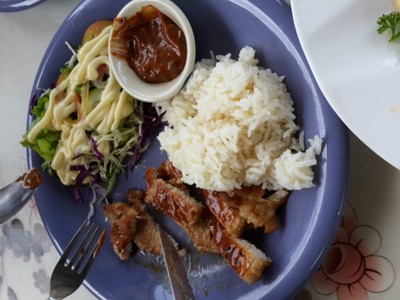 สเต็คหมูซอสพริกไทยดำ