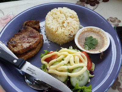 สเต็ก แจ่วหมู