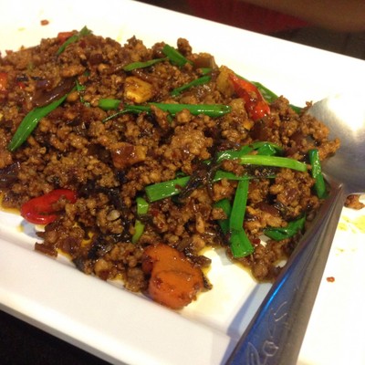 ผักดองผัดหมู