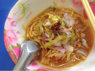 เมนูของร้าน ข้าวซอยเชียงใหม่ สุโขทัย ซอย 5
