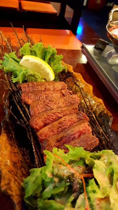 สเต็กเนื้อวากิว