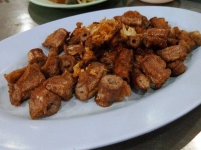 ไส้อ่อนทอดกระเทียม##1