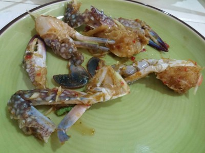 ปูม้าในส้มตำ