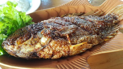 ปลาทับทิมฉ่าน้ำปลา