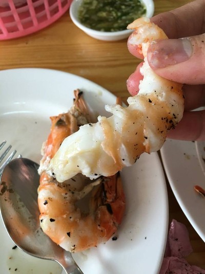 กุ้งใหญ่เผา