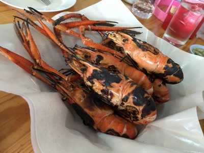 กุ้งใหญ่เผา