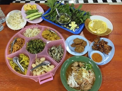 เมนูของร้าน ขนมจีนจี้ลิ่ว (สาขา2) สะพานหิน