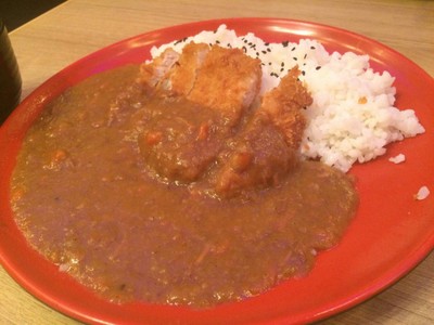 ข้าวแกงกระหรี่หมูทอด 129 บาท