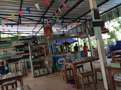 ตกแต่งร้านสไตล์เรโทรน่ารักน่านั่ง