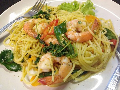 สปาเกตตี้ผัดขี้เมา