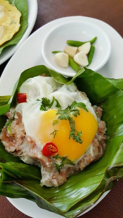 เมนูของร้าน นายข้าวนึ่ง