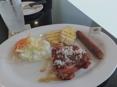 สเต็กไก่ซอสเกาหลี