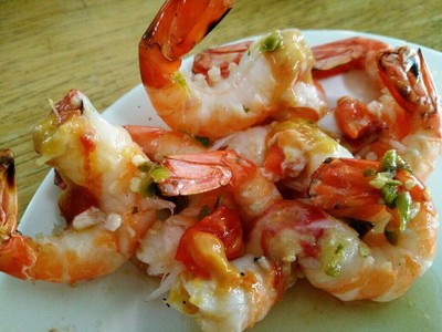 กุ้งใหญ่เผา