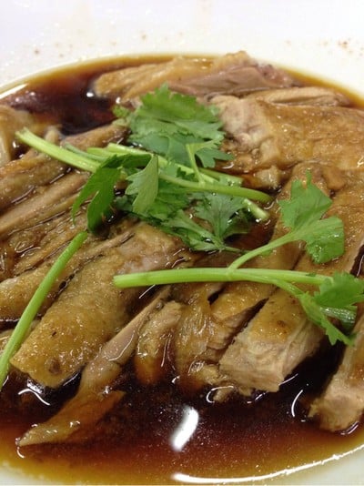 เมนูของร้าน ซ้งเป็ดพะโล้ วังหิน