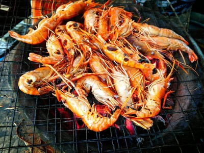 กุ้งใหญ่เผา