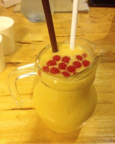 มะม่วงสมู้ทตี้โยเกิร์ต