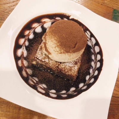 Icecream brownie