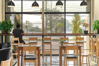 บรรยากาศ Jario Coffee สี่แยกรวมโชค