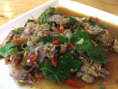 เมนูของร้าน อย่าลืมฉัน จุฬาฯ 50