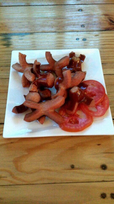 ไส้กรอกทอด