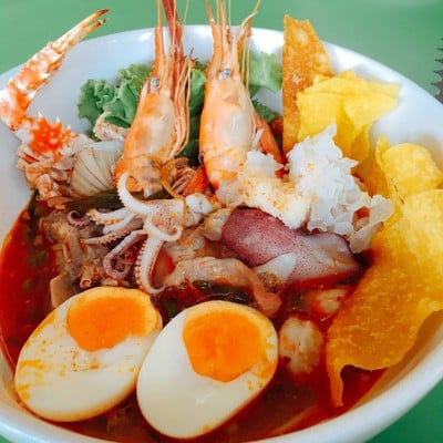 เมนูของร้าน ก๋วยเตี๋ยวพาเพลิน สงขลา
