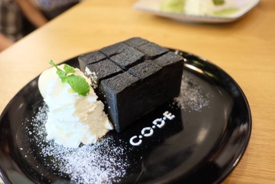 Thai tea bubble lava cheese