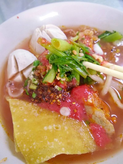 เมนูของร้าน เย็นตาโฟฮ่องกง ทุ่งรี