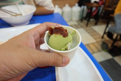 ไอศครีมชาเขียวถั่วแดง