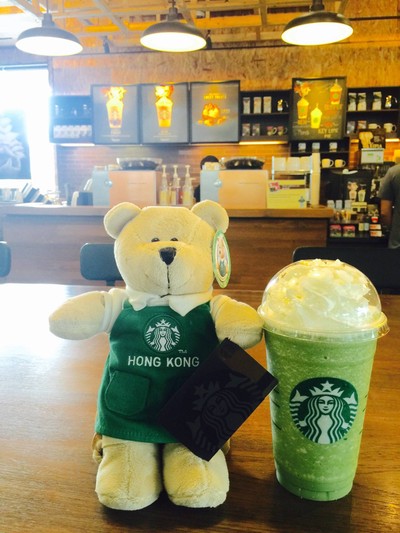 Green Tea Frappuccino Non-Fat Venti 190.- @ Starbucks I'm Park Samyan