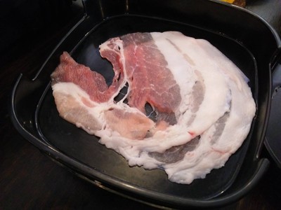 หมูสามชั้นสไลด์